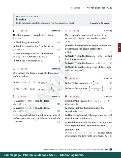 The first round of practice (Basics) in Chapter 4