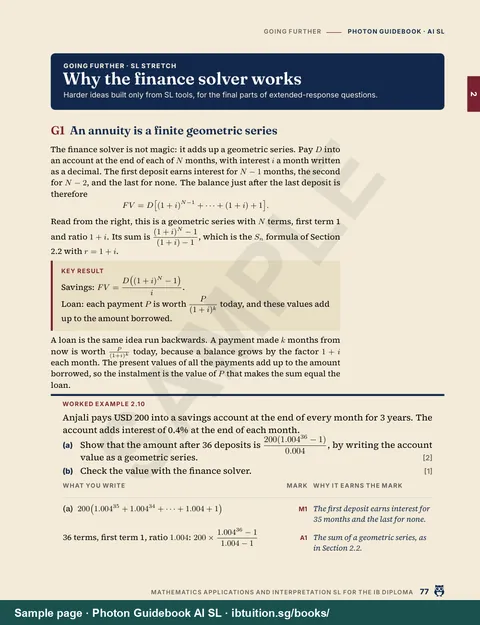 Harder problems in Chapter 2 for students aiming at a 7