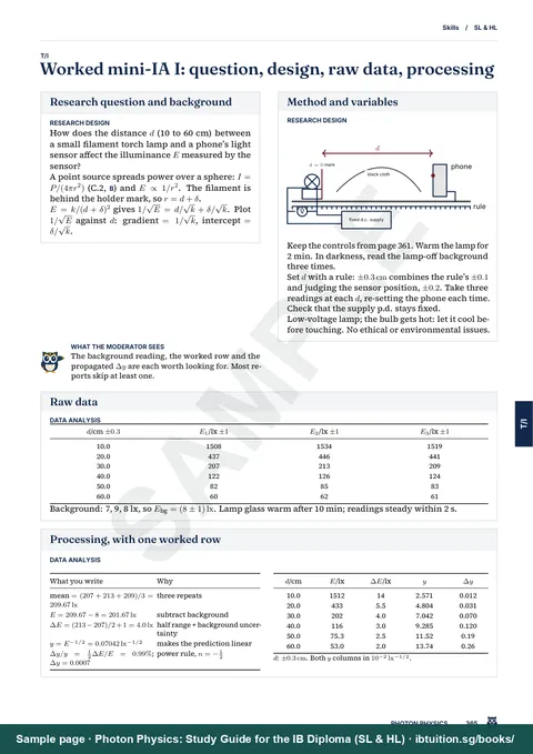 Tools and inquiry: a worked mini-investigation from research question to processing